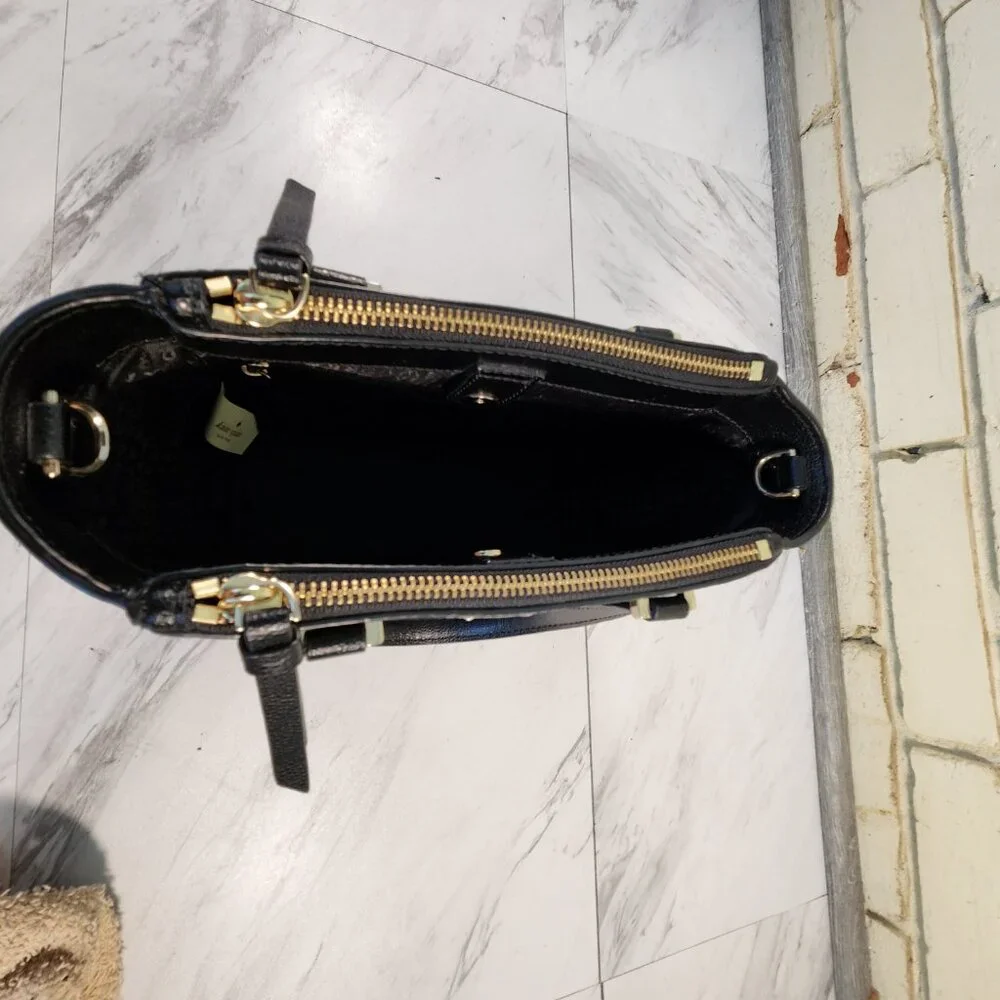 Like New Kate Spade Patterson Drive Black Leather Crossbody Bag Purse